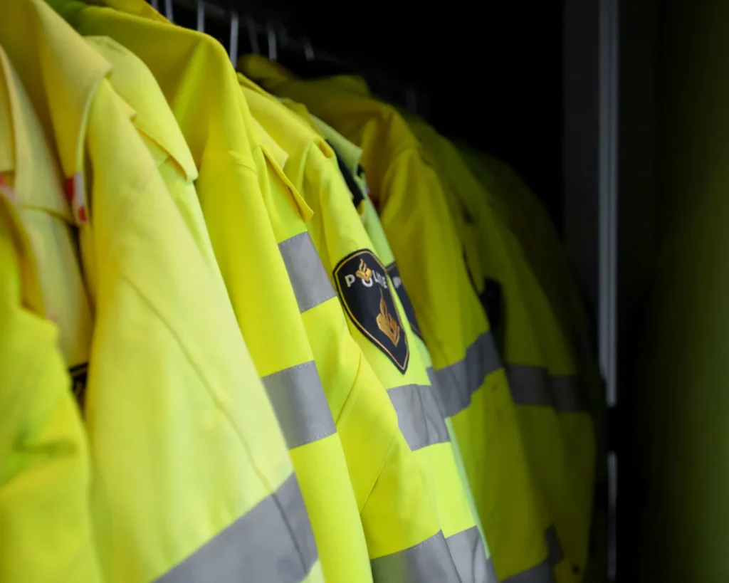 Kandidaat traint voor de politietest